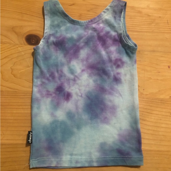 BONDS Chesty Tank 0-3M | GUC | Custom Tie Dye - Picture 2 of 6
